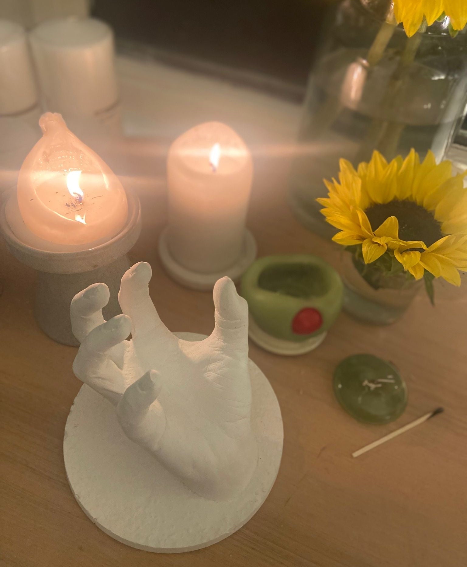 Halloween candle holder! Just in time for spooooky season!