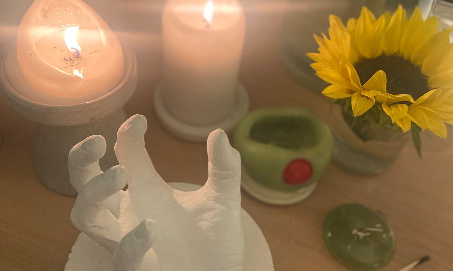 Halloween candle holder! Just in time for spooooky season!