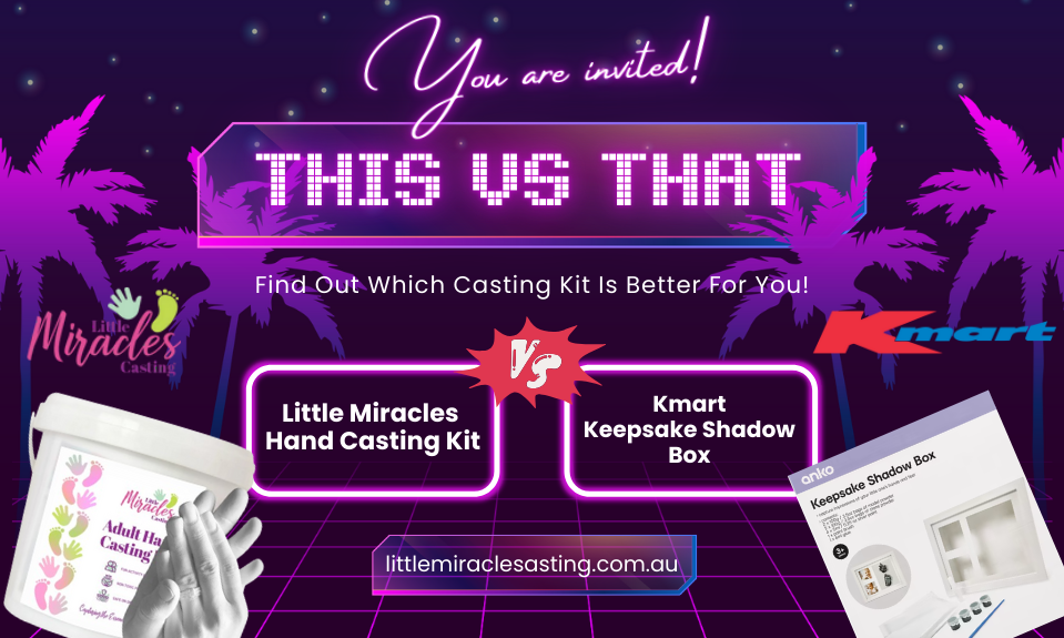 Hand casting kit Kmart vs Little Miracles
