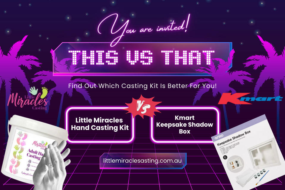 Hand casting kit Kmart vs Little Miracles